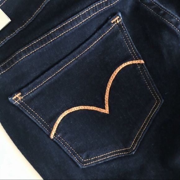 Levi’s Dark Wash Stretch Skinny Jeans Size 27 - Picture 3 of 6